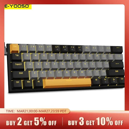E-YOOSO Z11 USB Mechanical Gaming Wired Keyboard - GENESIZ GAMING