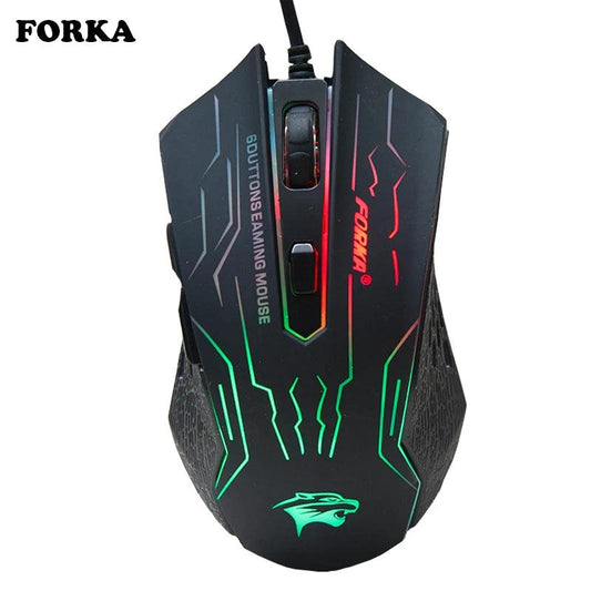 FORKA 3200DPI The Best Wired Mouse - GENESIZ GAMING